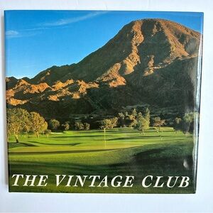 The Vintage Club by Cal Brown Golf Book with Slipcase Box Cover 1991